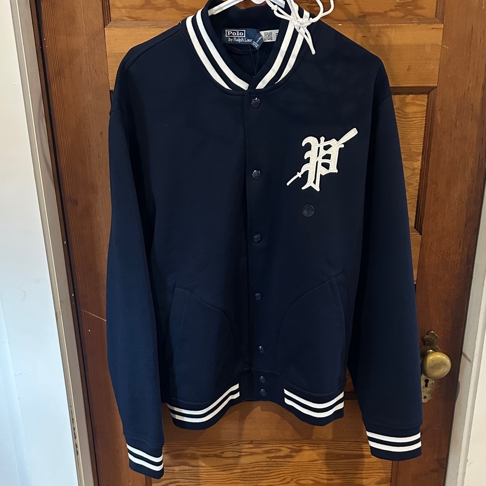 Polo by Ralph Lauren Dark Blue Varsity Jacket